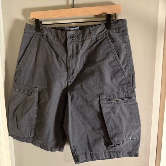 Nike Other - Nike Blue and Gray Cargo Shorts Relaxed Fit